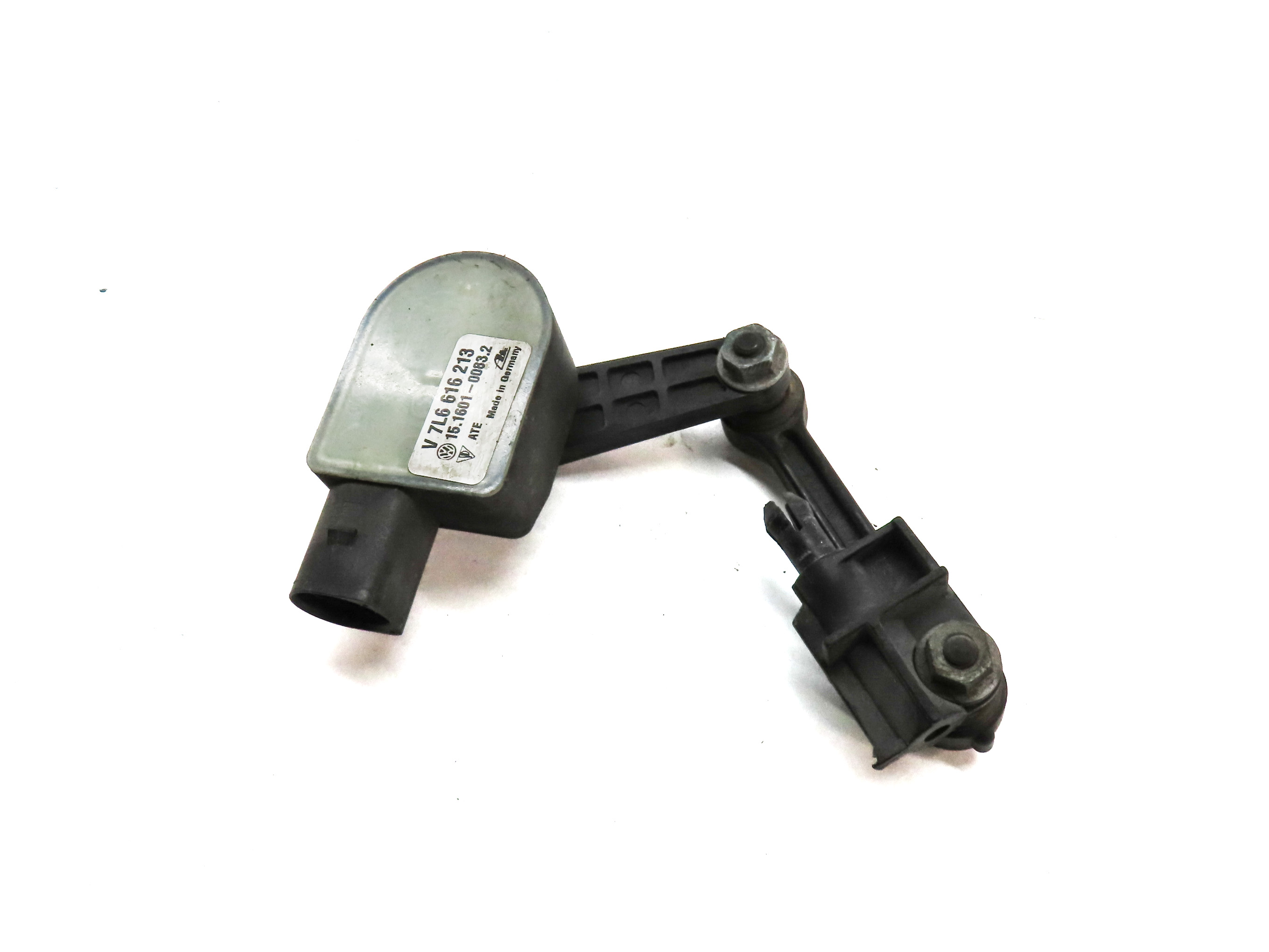 2015 AUDI Q7 (4L) FRONT LEFT DRIVER SUSPENSION HEIGHT LEVEL SENSOR MODULE — exact item pictured